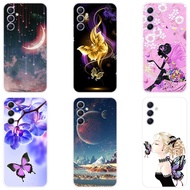 Samsung Galaxy A34 5G Casing Silicone TPU Soft Cartoon Back Cover Galaxy A54 5G Case Protective Back