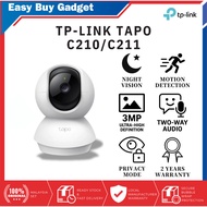 TP-Link Tapo C210/C211 WiFi CCTV Camera 2K Pan Tilt Night Vision Home Security Camera