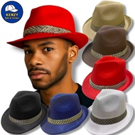 Fedora Hat Nilon - Fedora Hat Nilon - Jazz Hat - Vintage Hat for Men and PremiumWanita - Fedora Hat 