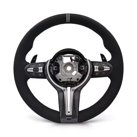 With Carbon Trim CS Style M Steering Wheel for BMW F01 F07 F10 F20 F21 F22 F25 F26 F30 F31 F32 F36 M