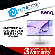 BENQ MA320UP 4K 32” HDR (3840 x 2160) 5MS IPS 60Hz MONITOR - 9H.LP9LB.QBP