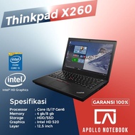 Laptop Lenovo ThinkPad X260 Intel Core i5 - Second Murah Bergaransi