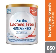 SIMILAC LF (0-12 MONTHS) 850G Milk Powder(Exp Date:2025)