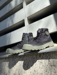 PALLADIUM PAMPA RECYCL LT+ WP+ 拉鍊防水靴 黑墨綠 74066-008