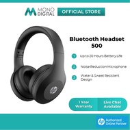 HP Bluetooth Wireless Headset 500 - Bluetooth Headphone, 20 Hours Playtime, Built-in Mic (2J875AA)