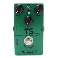 Demonfx tube screamer guitar effects overdrive 2-in-1 effects pedal for electric guitar overdrive an