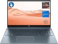 HP Newest Pavilion 15z Business Laptop, 15.6" FHD Touchscreen, AMD Ryzen 7 7730U (Beats i7-1255U), 32GB RAM, 1TB SSD, Webcam, HDMI, Backlit Keyboard, Fingerprint Reader, Wi-Fi 6, Windows 11 Pro, Blue