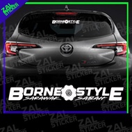 *<ZAL STICKER> STICKER KERETA BORNEO STYLE SARAWAK SABAH BUNGAI TERUNG MYVI AXIA ALZA BEZZA PERSONA 