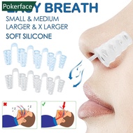 POKERFACE 4Pcs/Box Anti Snore Apnea Nose Clip Breathe Aid Anti-snoring Device Sleeping Aid Equipment
