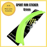 MOTORCYCLE 17 INCH RIM STICKET MONSTER SPORT RIM STICKET 17