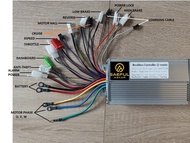 PROMO- CONTROLLER BLDC REMOTE MULTI 36V/48V 500W-SPAREPART SEPEDA LISTRIK