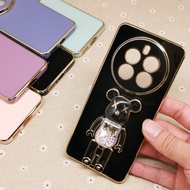 Realme 12 12X 5G 12 Pro 12+ 12 Pro+ Plus GT 3 C67 C53 C51 Note 50 Bear Soft Back Cover Casing Case