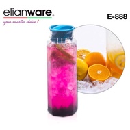 Elianware 1.2Ltr BPA-Free Water Juice Fridge Jug Transparent Clear Water Jug Drinking Bottle E-888