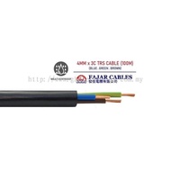 Fajar 3core TRS cable (100meter)(4mm and 6mm)