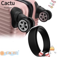 CACTU 3Pcs Luggage Wheel Ring, Diameter 35 mm Silicone Rubber Ring, Durable Stretchable Thick Flat Flexible Wheel Hoops Luggage Wheel