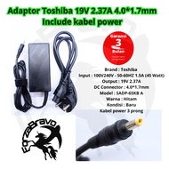Toshiba Laptop Adapter 19V 2.37A 45W 4.0mm*1.7mm for Portege Z10t-A Z20T-B Z20t-B-107 3 Month Warran