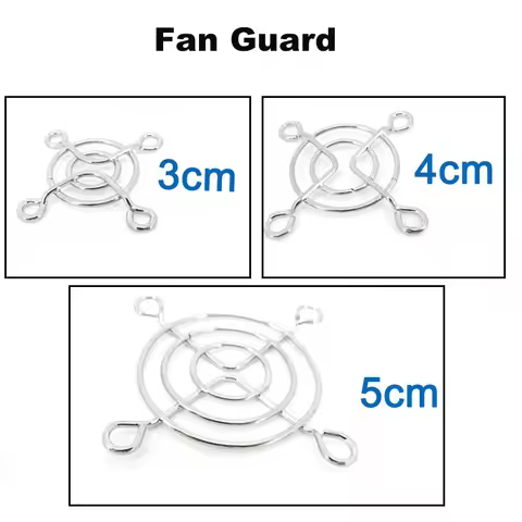 1pcs 2pcs 4pcs 30mm 40mm 50mm Metal Fan Guard Protective Grill For Cooling Fan Computer Cover J17
