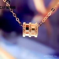 Gelang Ungu Warna Emas Kalung Emas Rusia Set Baru Rantai Rantai Klavikula 585 Wanita Pinggang Kecil 