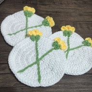 Aesthetic Glass Coaster Rug