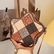 ผู้หญิงมินิกระเป๋าไหล่ C Rossbody กระเป๋าน่ารักแฟชั่น Messenger สำหรับสาวหนังแท้ออกแบบซอกอินเทรนด์ S