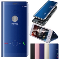 Smart Mirror Flip Case Samsung Galaxy J4 J6+ A8+ Plus A6 J2 Pro A8 A5 2018 Note 4 3 Case Holder Stand Cover