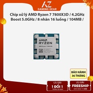 AMD Ryzen 7 7800x3D new tray processor Chip -