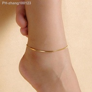 Bracelet Jewelry Chain Anklet Women Hot Sale Golden Tone Elbow Pipe Barefoot Sandal Foot