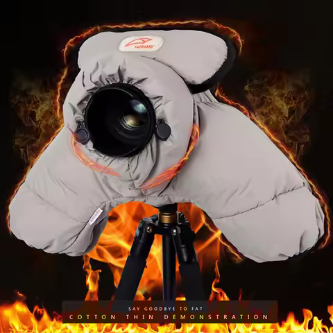 Roadfisher Warm Coldproof Winter Camera Paded Protect Bag Insert Case Cover Sleeve For Canon Nikon S