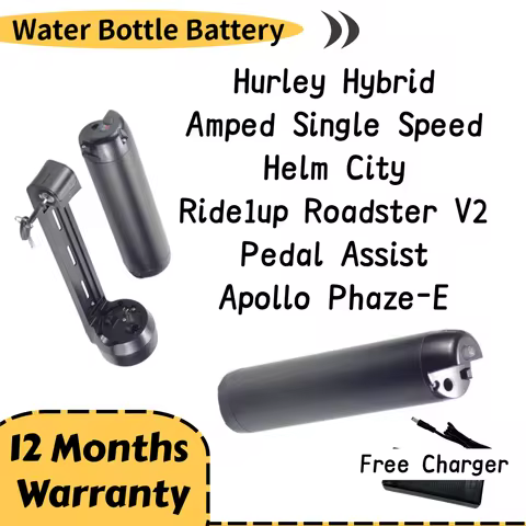Hurley Hybrid Amped Helm City 24V 7.8Ah 8.7Ah 10.5Ah 36V 5.4Ah 6Ah 7Ah Ride1up Roadster V2 Pedal Ass