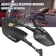 For YAMAHA XMAX300 XMAX400 XMAX X-MAX 125 250 300 400 Motorcycle Side Mirror Rearview Mirrors