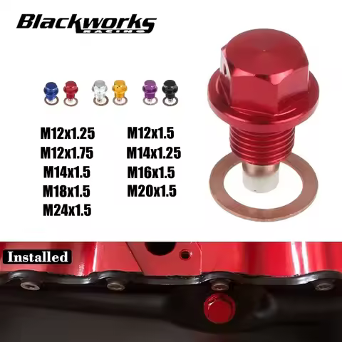 M12x1.5 M12x1.25 M14x1.5 M24x1.5 Magnetic Oil Drain Plug Oil Drain Sump Nut Gearbox Oil Drain Bolt C