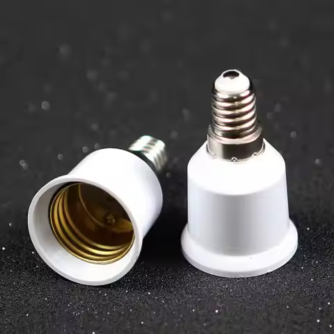 E27 Male to E14 B22 GU10 E40 Female Lamp Holder Converter Durable Multiple Models Lamp Base Heat-res