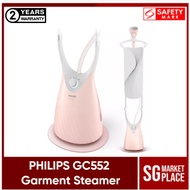 Philips GC552 Garment Steamer. StyleBoard. 3 Steam Settings. 1800W Power. Safety Mark Approved. 2 Years Warranty.