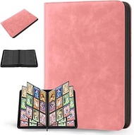 Trading Card Album for up to 540 Cards, 9 Side Scrapbook Zip Binder for Trading Cards, Cards Book fo