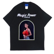 Magic Power x Anesthesia Tissue T-Shirt Premium 30s Combed Cotton T-Shirt by Don Juanism, cash on de