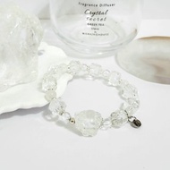 透體白水晶龍龜設計手鍊/平衡身心、招桃花之搭配水晶