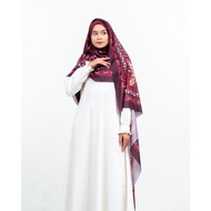 AMREENA Hijab Jilbab Jumbo Syari 130x130 Humaira Motif Printing Segi