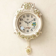 clock seiko wall clock clock for living room European style living room wall clock idyllic bedroom c