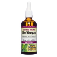Natural Factors Certified Organic Oil of Oregano, Herbal Supplement for Immune Support, Vegan, Non-G