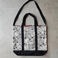 Hysteric Glamour Reversible Tote Bag Can Be Used As A Handbag And crossbody.