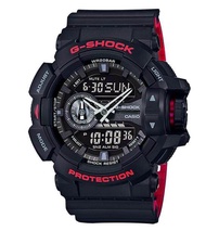 Casio watch นาฬิกา คาสิโอ ผู้ชาย GA-400 สีดำแดง กันน้ำ กับ G-SHOCK รุ่น GA-400HR-1A นาฬิกาแฟชั่น นาฬิกาลำลอง รับประกันศูนย์ CMG 1 ปีเต็ม