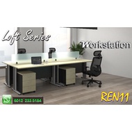 Office Table,office Furniture,Writing table - Free Assemble Klang Valley only - workstation 4