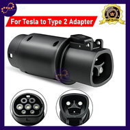 เครื่องแปลง Tesla เป็น Type 2 เทสล่า รถไฟฟ้า EV หัวชาร์จ ที่ชาร์จ EV Charger Adapter สำหรับ Tesla รุ