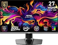 MSI MAG 272QP QD-OLED X50 26.5" 2560 x 1440 (WQHD), 500 Hz, AMD Adaptive-Sync, HDR Ready, HDMI, VGA