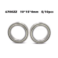 Bearing 6700 bicycle pedal bearing 10mm x 15mm x 4mm