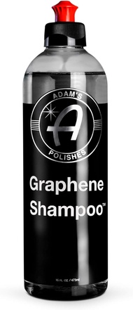 Adams Polishes Graphene Shampoo 16oz - Ceramic Coating Infused Car Wash Soap - Powerful Cleaner & Pr