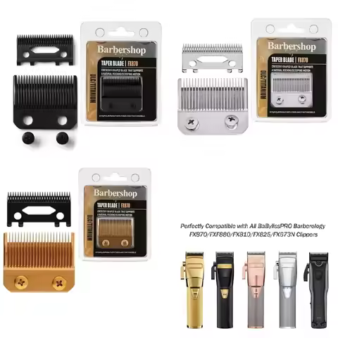 Professional Replacement Blades For BaBylissPRO Hair Clippers Barberology FX870/FXF880/FX810/FX825/F