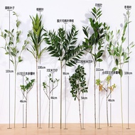 Home Decoration Decoration Simulation Green Leaf Plant Single Eucalyptus Leaf Bay Leaf Fruit Leaf Mi