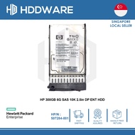 HP 300GB 6G SAS 10K 2.5in DP ENT HDD // 507127-B21 // 507284-001 // EG0300FAWHV