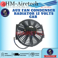 4HM Aux fan Condenser Radiator 12 volts Car aircon parts w/ Free set bracket